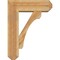 Ekena Millwork Legacy Craftsman Rough Sawn Bracket w/ Offset Brace, Western Red Cedar, 8"W x 24"D x 32"H BKT0806X24X32LEC04RWR - alternate 2